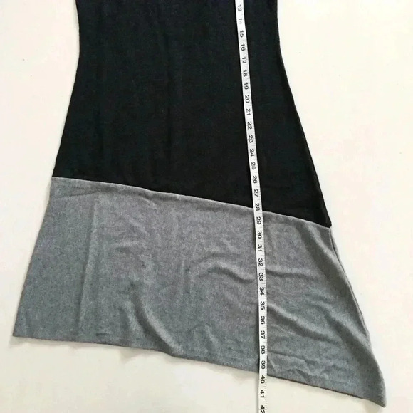 H By Halston Asymmetrical Wool Blend Dress - Picture 4 of 7